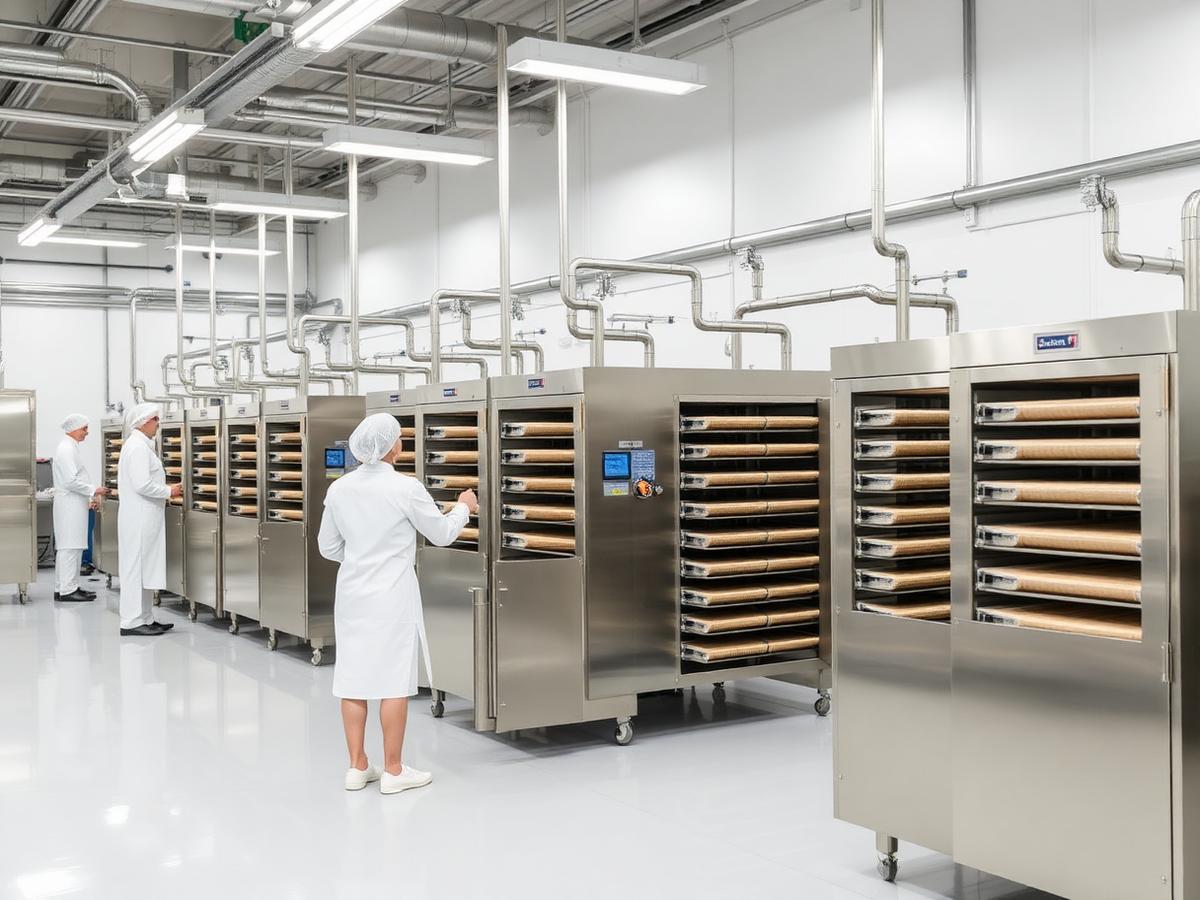 Modern dehydration factory